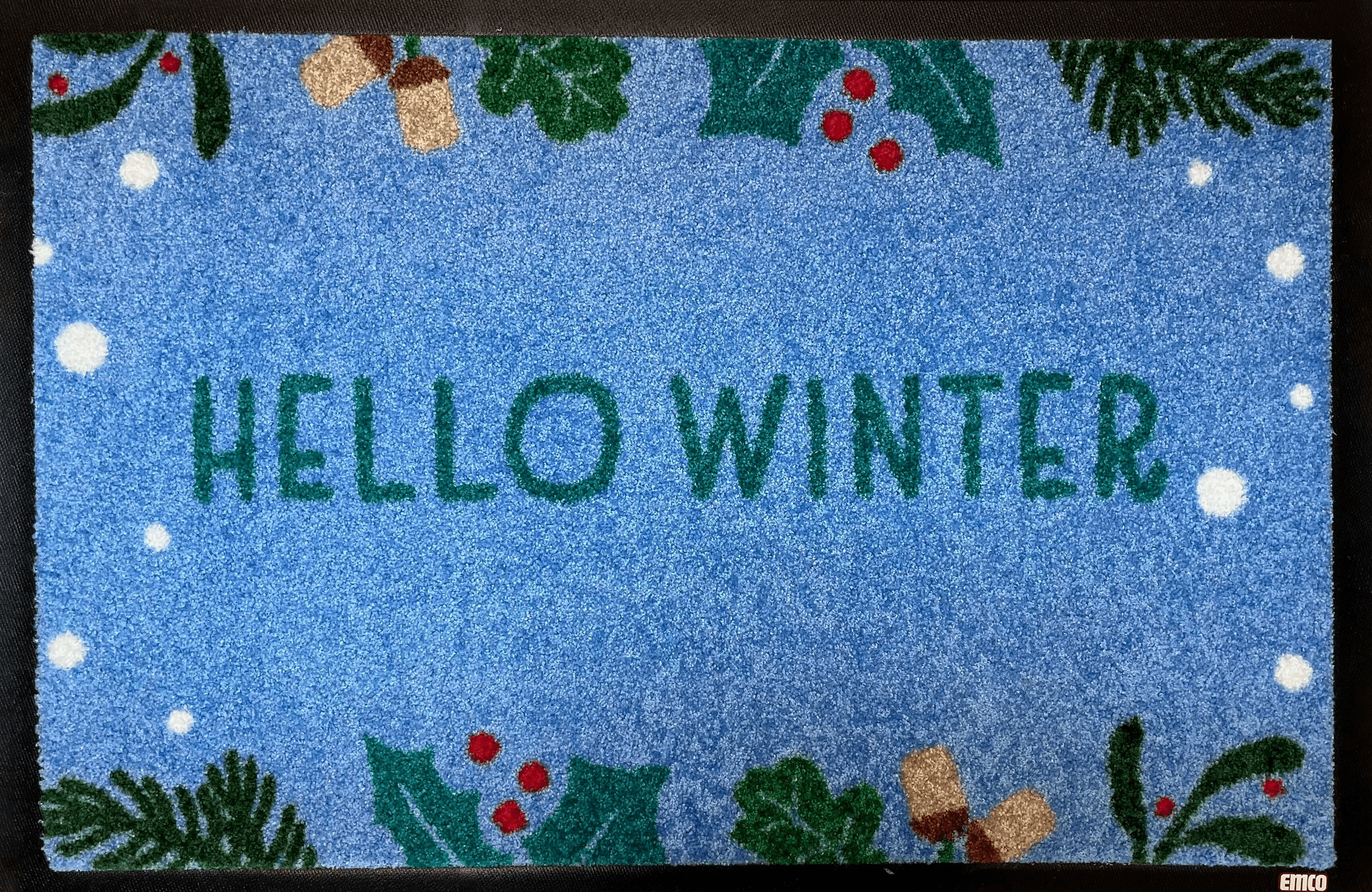 Outdoor Hello Winter Christmas Doormat